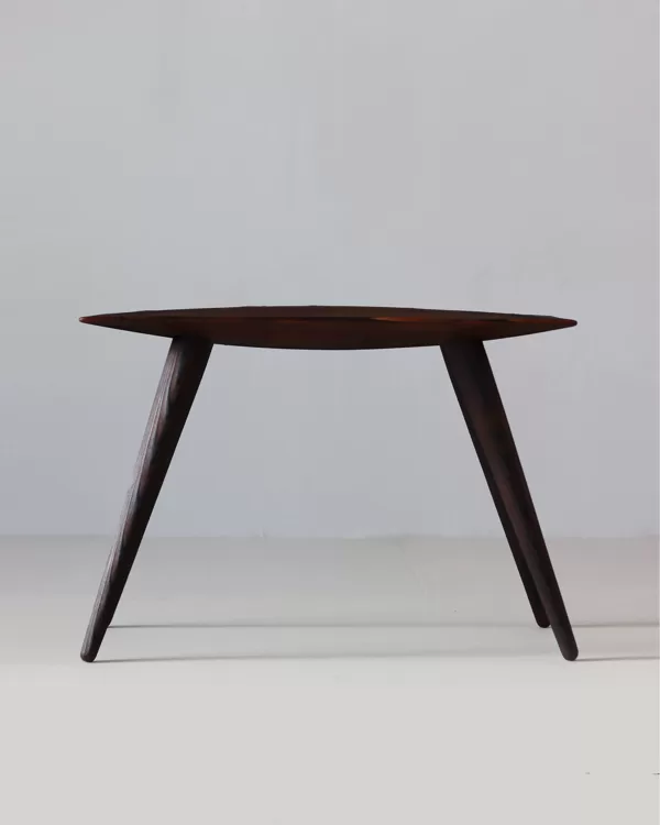 N°13 Burnt Spruce Wood Stool